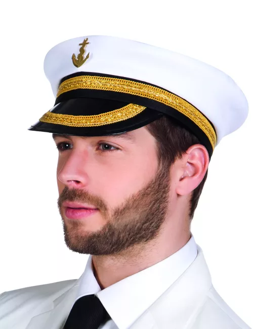 Photo du produit Chapeau capitaine marin adulte