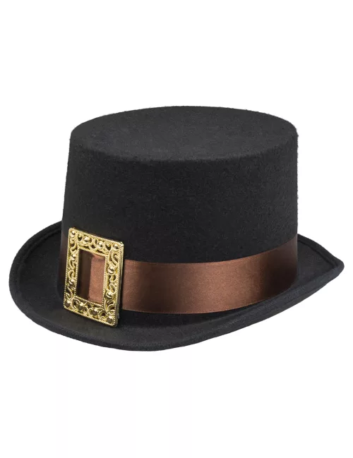 Photo du produit Chapeau haut de forme steampunk avec boucle adulte