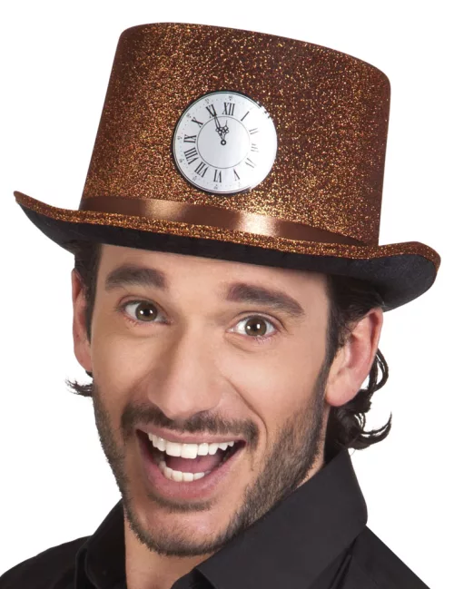 Photo du produit Chapeau haut de forme cuivré adulte