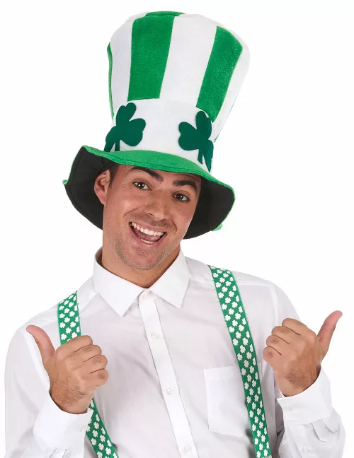 Photo du produit Chapeau haut de forme trèfle adulte