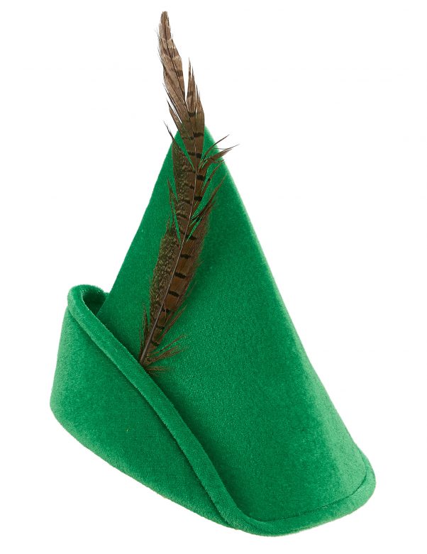 Photo du produit Chapeau homme des bois vert à plume adulte