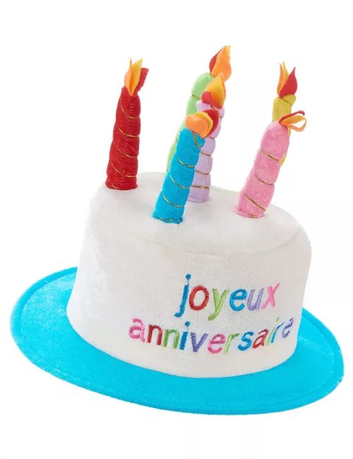 Photo du produit Chapeau joyeux anniversaire adulte