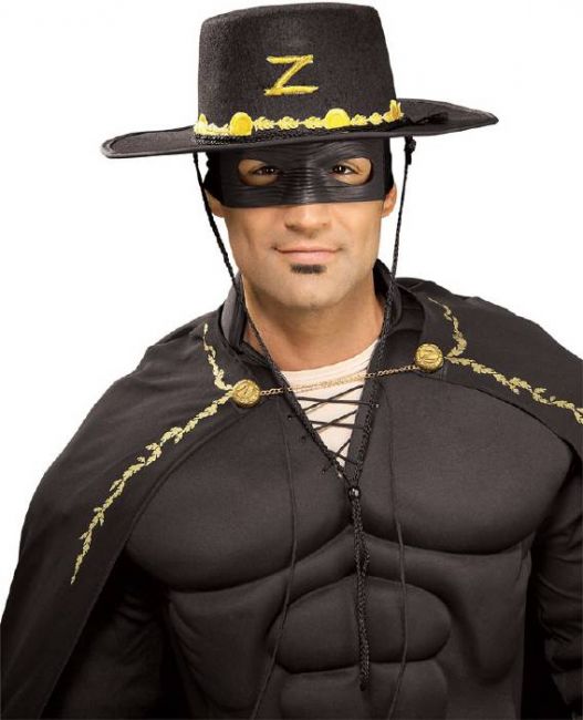 Photo du produit Chapeau et masque Zorro adulte