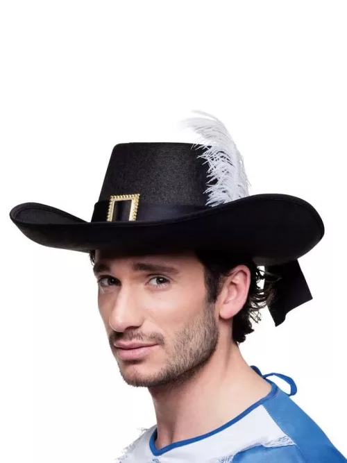 Photo du produit Chapeau mousquetaire noir adulte