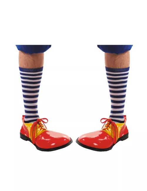 Photo du produit Chaussettes rayées bleues et blanches adulte