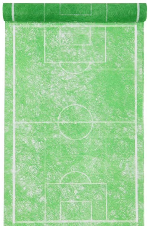 Photo du produit Chemin de table vert motif terrain de foot 5 m