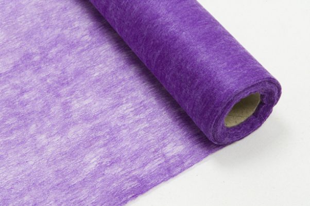 Photo du produit Chemin de table intissé violet 10 m