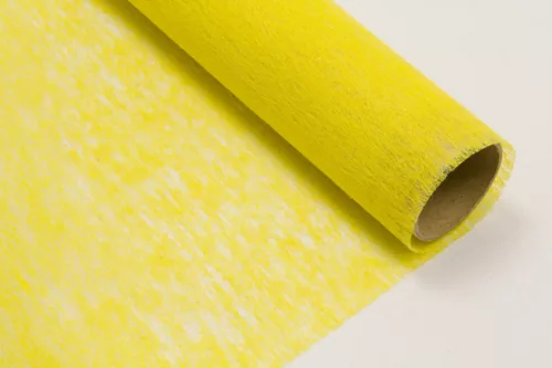 Photo du produit Chemin de table intissé jaune vif 10 m