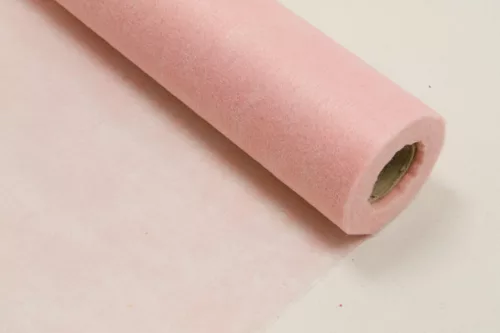 Photo du produit Chemin de table intissé rose 10 m
