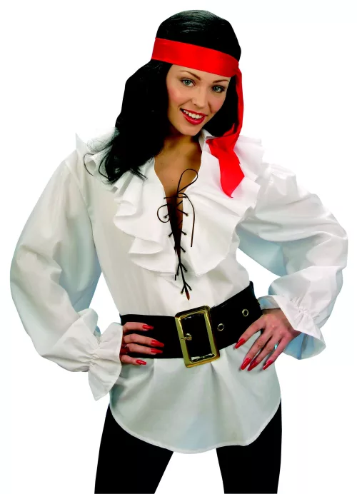 Photo du produit Chemise blanche pirate femme