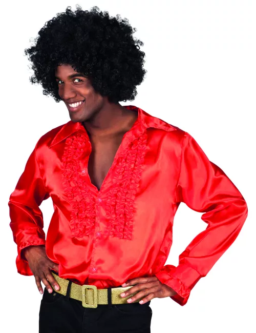 Photo du produit Chemise disco rouge homme