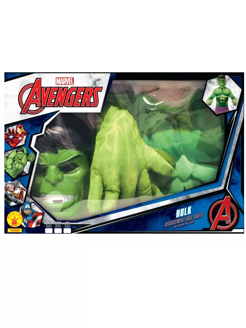 Photo du produit Coffret classique Hulk avec gants géants garçon