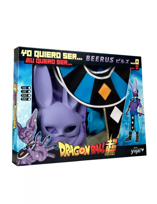 Photo du produit Coffret déguisement avec masque Beerus Dragon Ball enfant