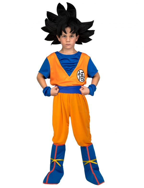 Photo du produit Coffret déguisement avec perruque Goku Dragon Ball enfant