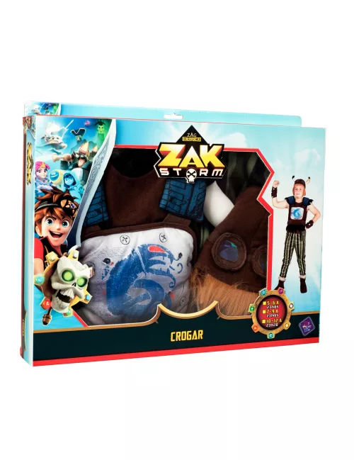 Photo du produit Coffret déguisement Crogar Zak Storm enfant