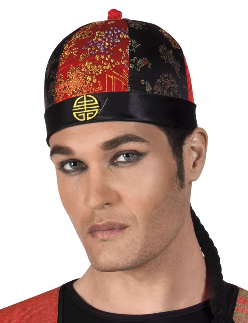Photo du produit Coiffe chinois avec tresses adulte