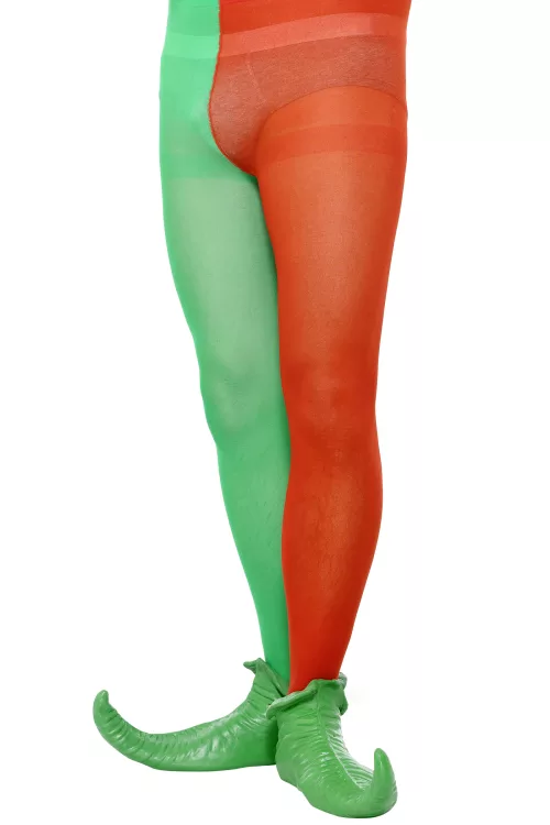 Photo du produit Collants bicolores d'elfe adultes