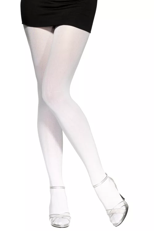 Photo du produit Collants opaques blancs adulte
