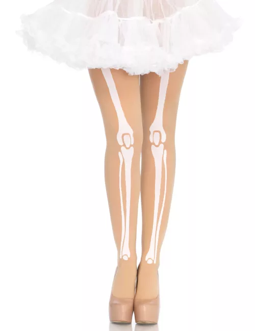 Photo du produit Collants chair squelette femme