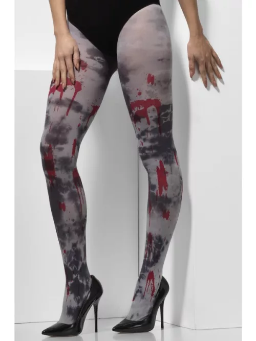 Photo du produit Collants ensanglantés zombie adulte Halloween