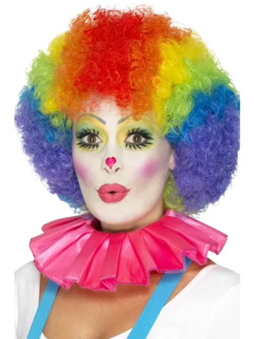 Photo du produit Collerette clown rose adulte