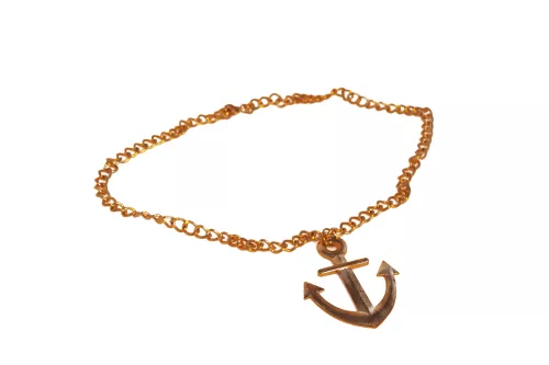 Photo du produit Collier ancre doré