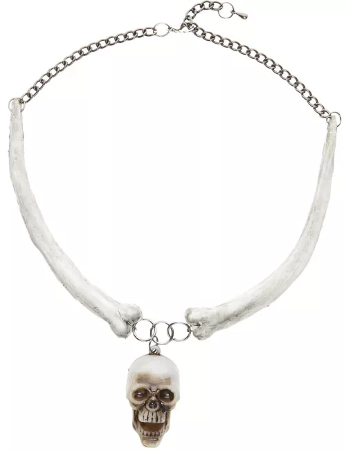 Photo du produit Collier tête de mort adulte Halloween