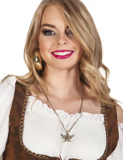 Photo du produit Collier doré pirate adulte