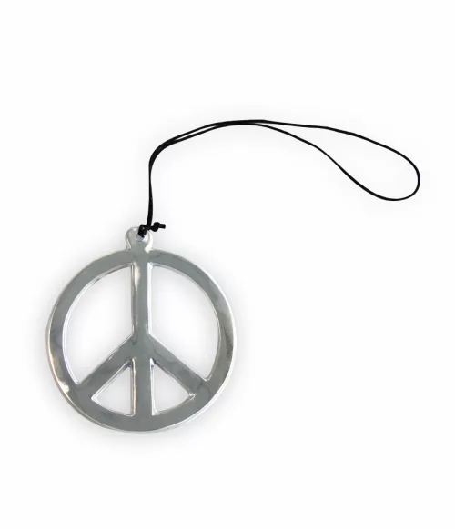 Photo du produit Collier hippie argenté géant