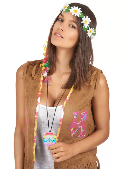 Photo du produit Collier hippie multicolore Adulte