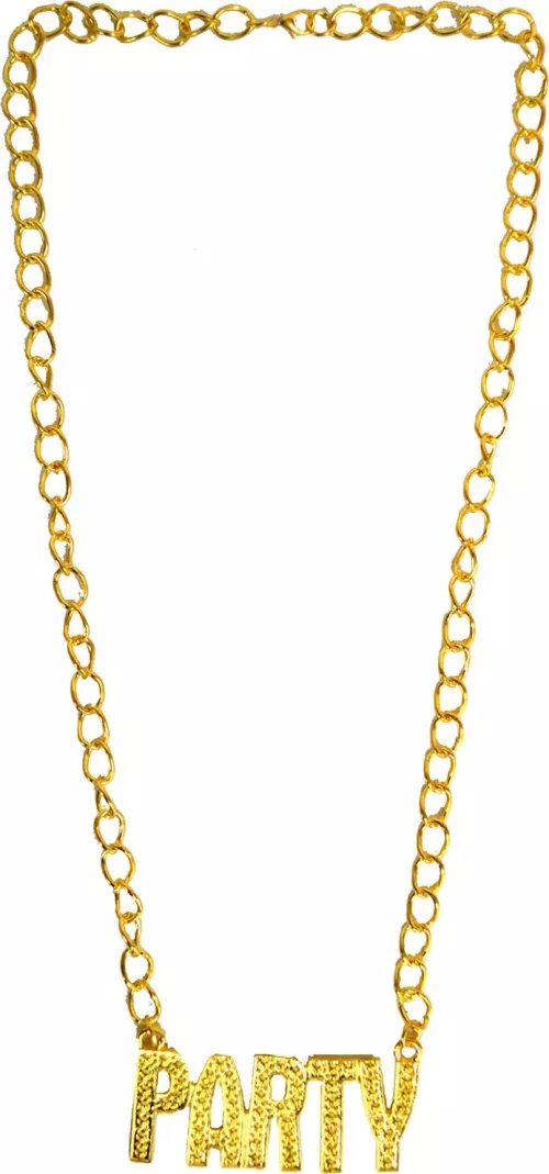 Photo du produit Collier party doré adulte