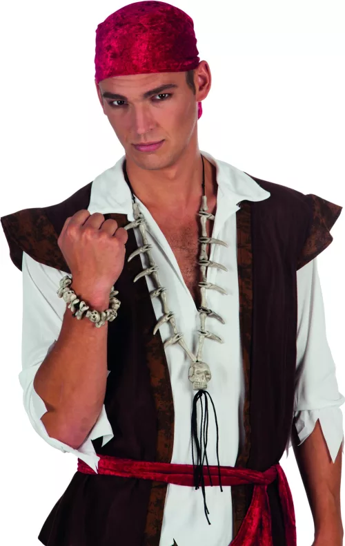 Photo du produit Collier tête de mort pirate