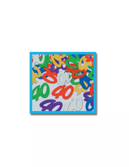 Photo du produit Confettis 40 ans