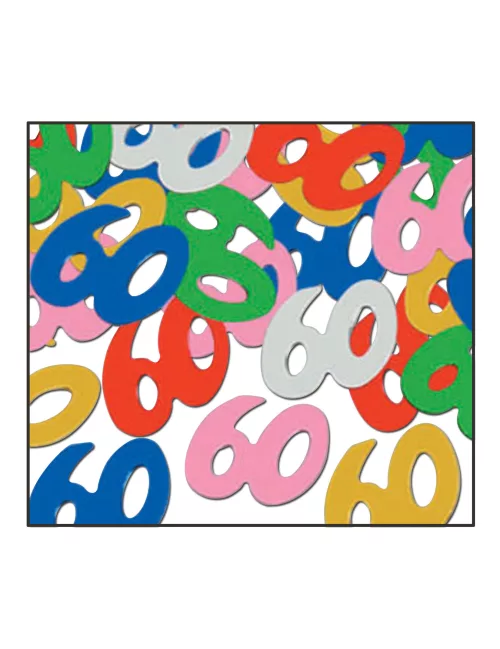 Photo du produit Confettis 60 ans