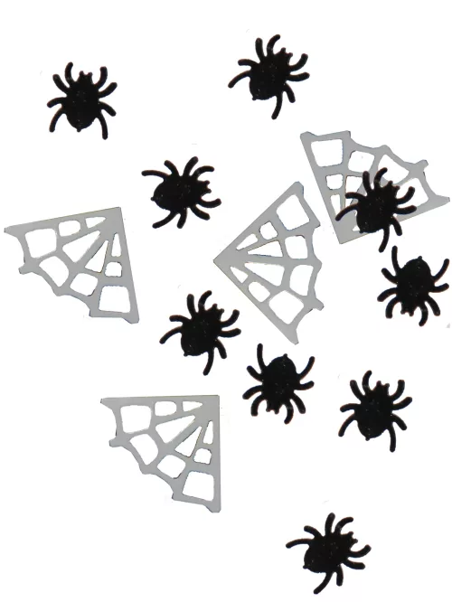 Photo du produit Confettis table araignées toiles Halloween