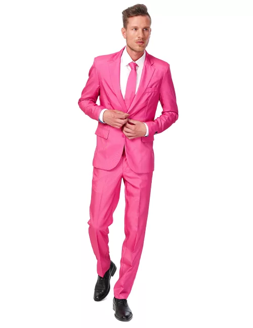 Photo du produit Costume Mr. Solid rose homme Suitmeister