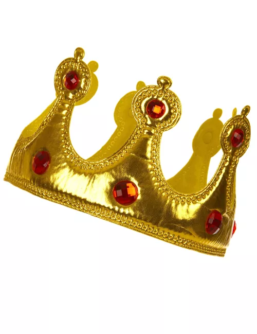 Photo du produit Couronne dorée souple adulte