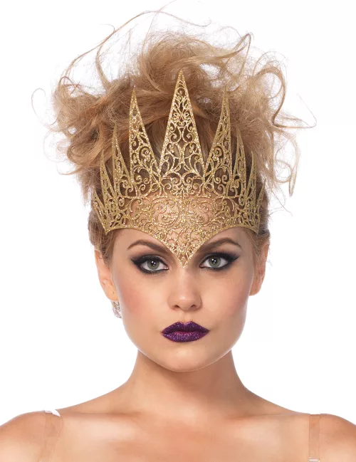 Photo du produit Couronne maléfique or femme Halloween