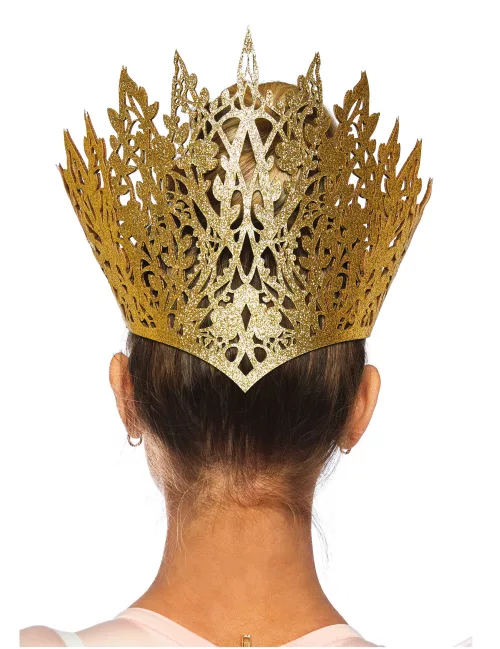 Photo du produit Couronne reine dorée sexy femme