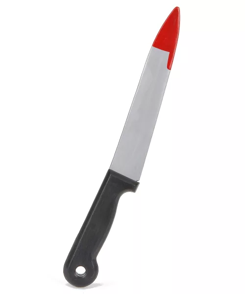 Photo du produit Couteau plastique ensanglanté Halloween