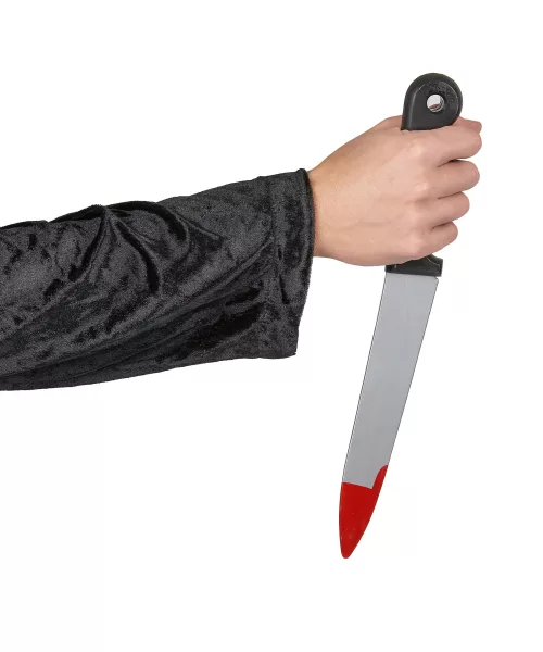 Photo du produit Couteau plastique ensanglanté Halloween