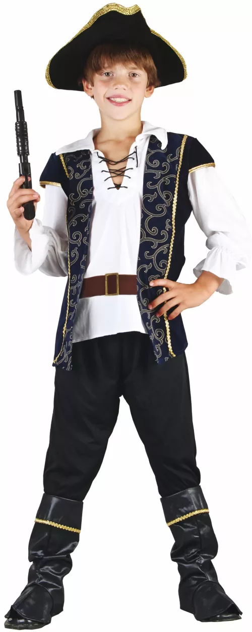 Photo du produit Déguisement pirate bleu et blanc garçon