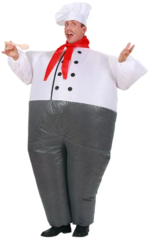 Photo du produit Déguisement chef cuisinier gonflable adulte