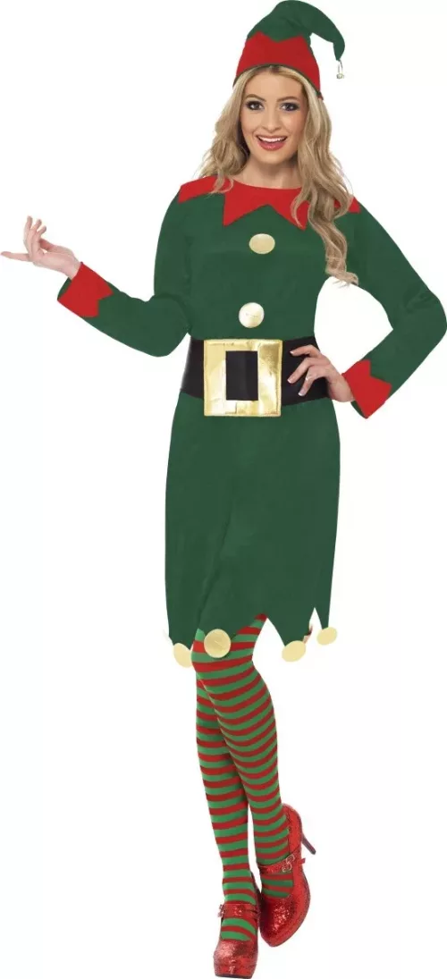 Photo du produit Déguisement elfe verte femme Noël