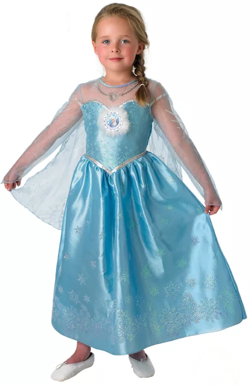 Photo du produit Déguisement Elsa Frozen Deluxe fille