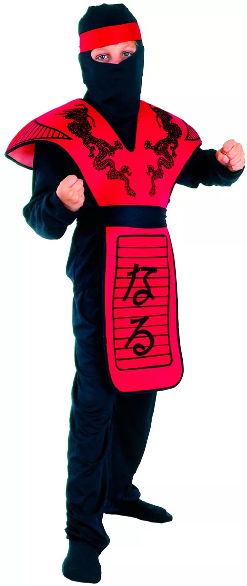 Photo du produit Déguisement ninja dragon rouge garçon