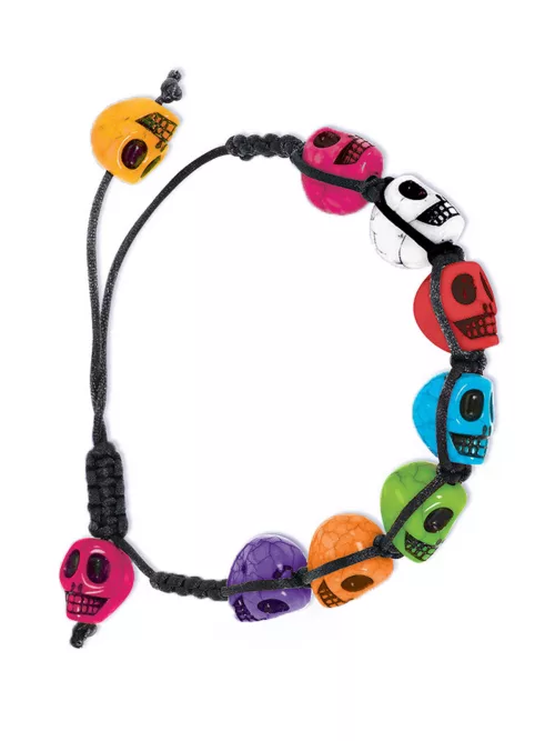 Photo du produit Bracelet multicolore Dia de los muertos