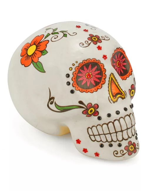Photo du produit Décoration crâne coloré Dia de los muertos