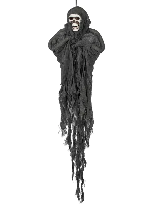 Photo du produit Décoration faucheuse noire à suspendre 90cm