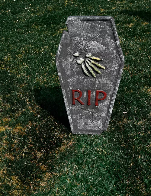 Photo du produit Décoration pierre tombale RIP Halloween